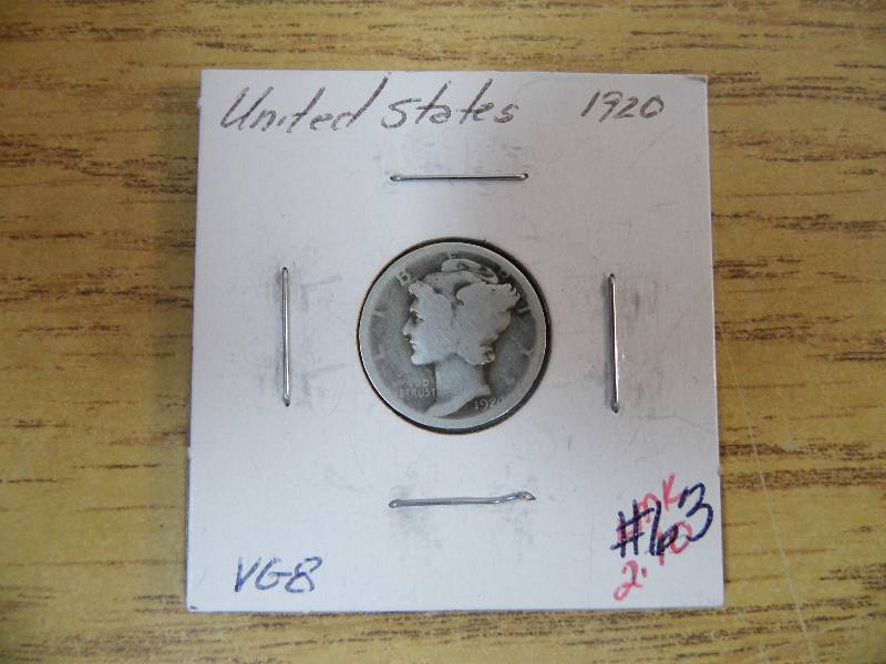 1920 Mercury Dime