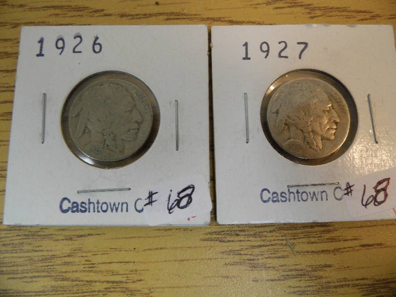 1926 & 1927 Buffalo Nickels