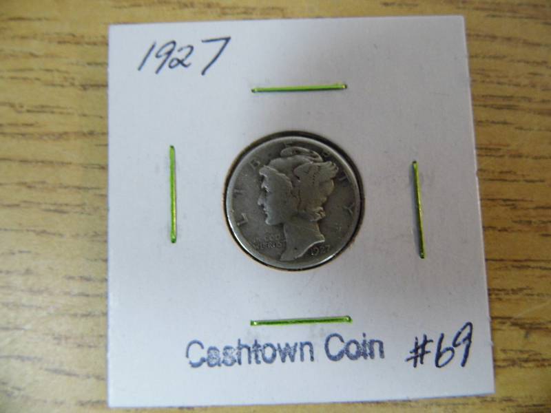 1927 Mercury Dime