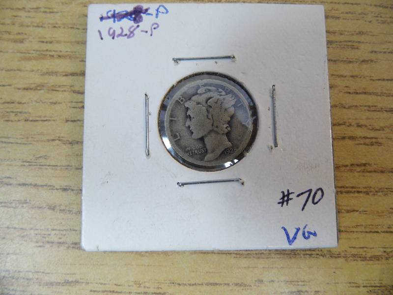 1928 Mercury Dime