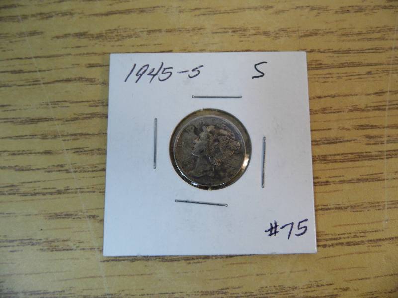 1945-S Mercury Dime