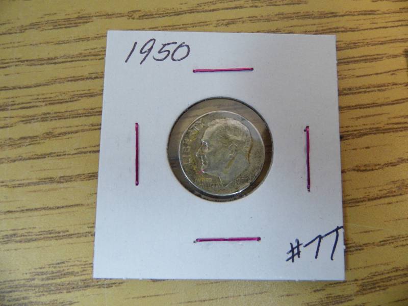 1950 Roosevelt Dime