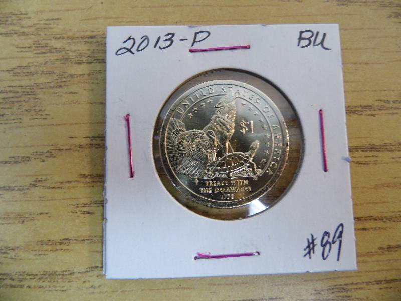 2013-P BU Treaty With The Delewares Dollar