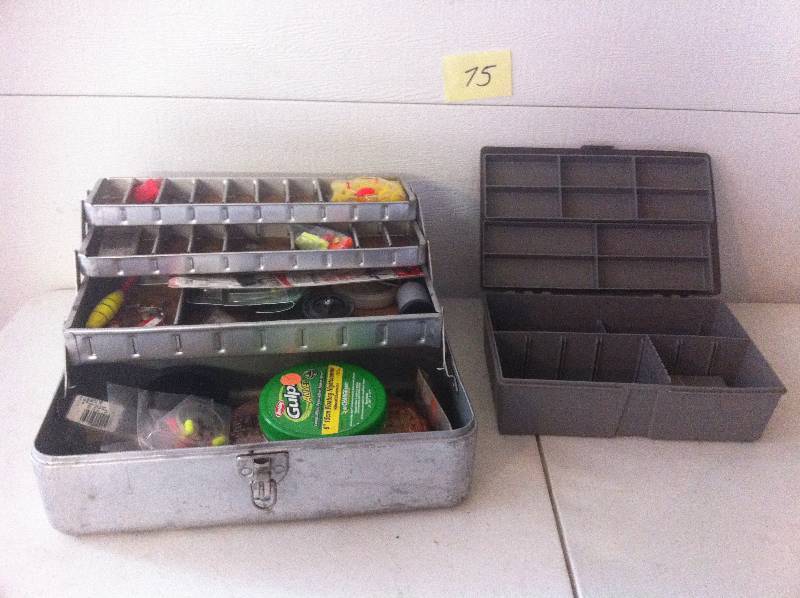Metal Tackle Box & Flambeau Tackle Box