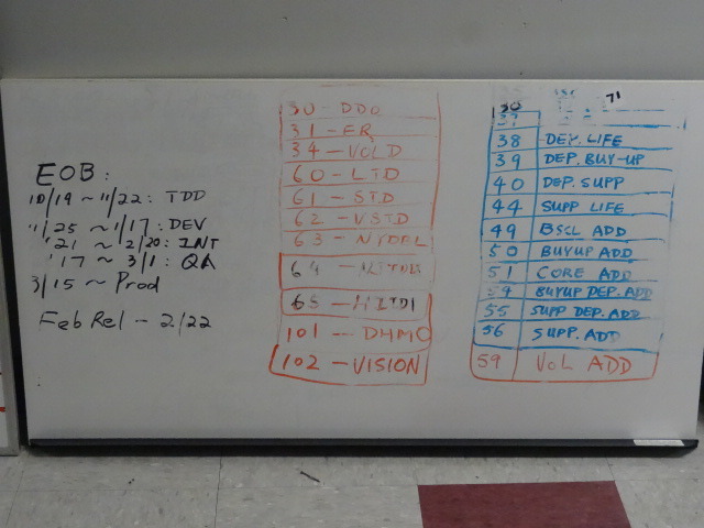 Hanging White Board