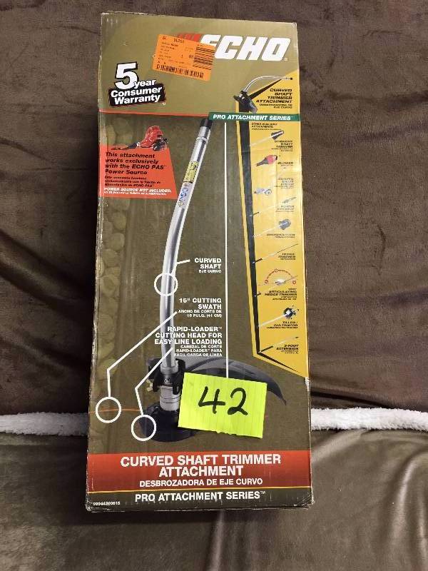 Echo Curved Shaft Attachment New