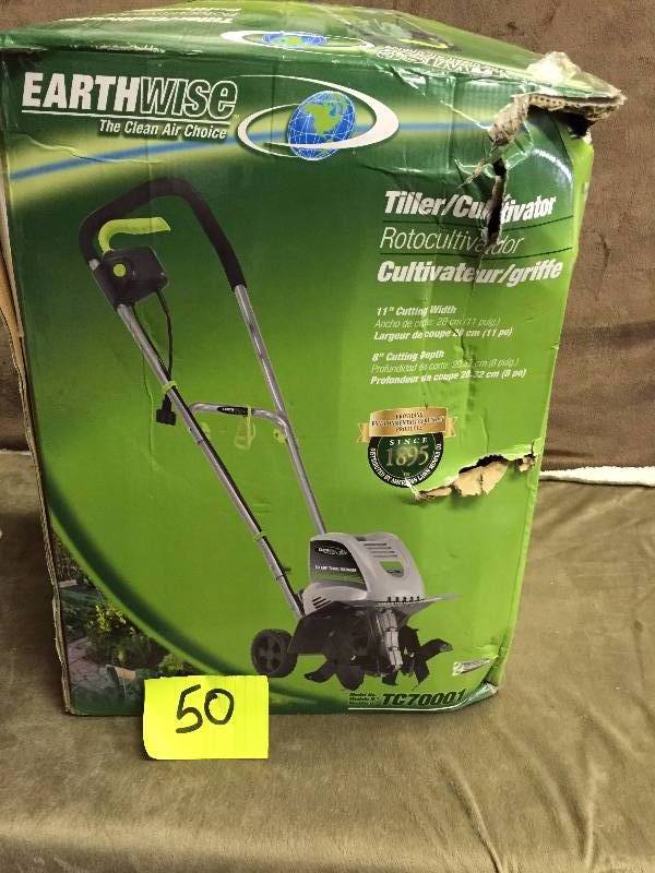 Earthwise Electric TillerCultivator  TC70001