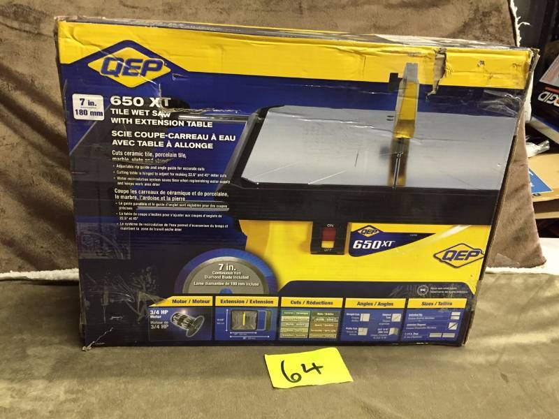 QEP 650 XT Wet Tile saw 7
