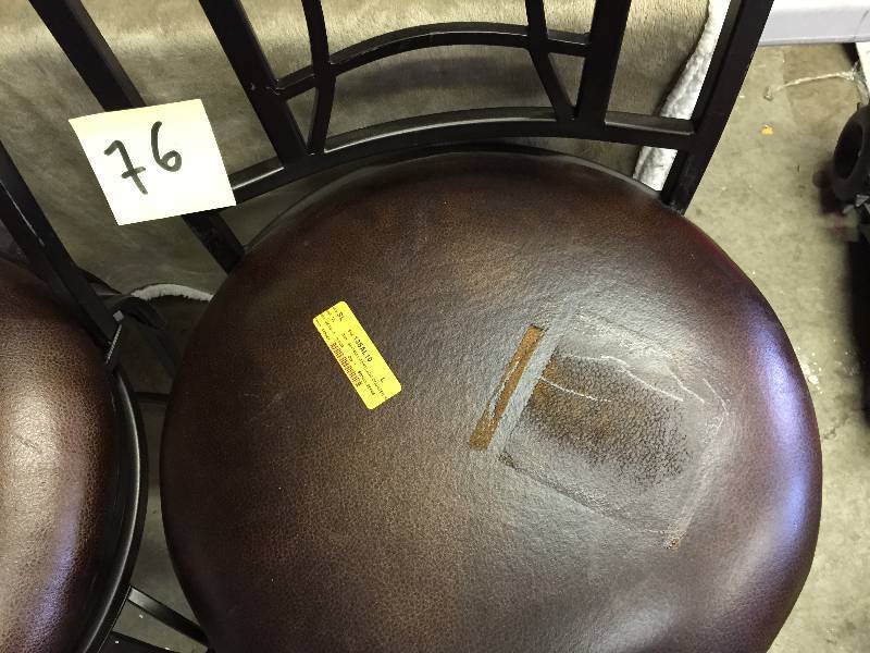 Set of 2 Bswivel Bar Stools