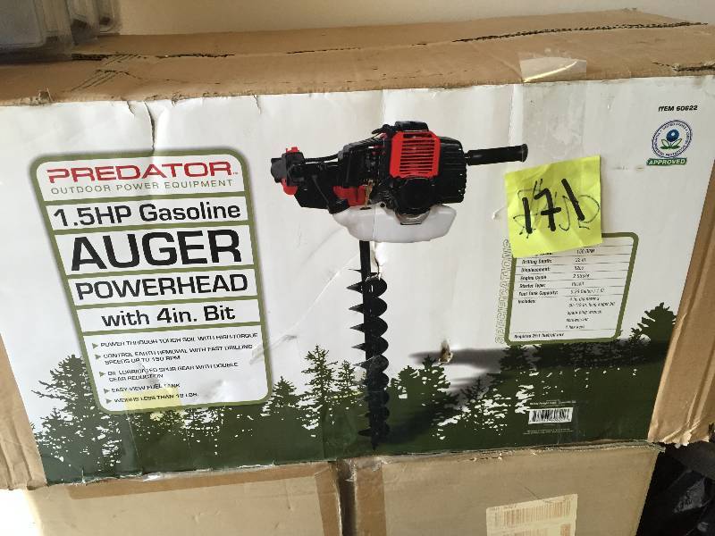 Predator 1.5 HP Gasoline Auger