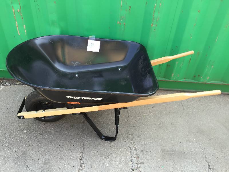 True Temper 5 cu. ft. Steel Wheelbarrow