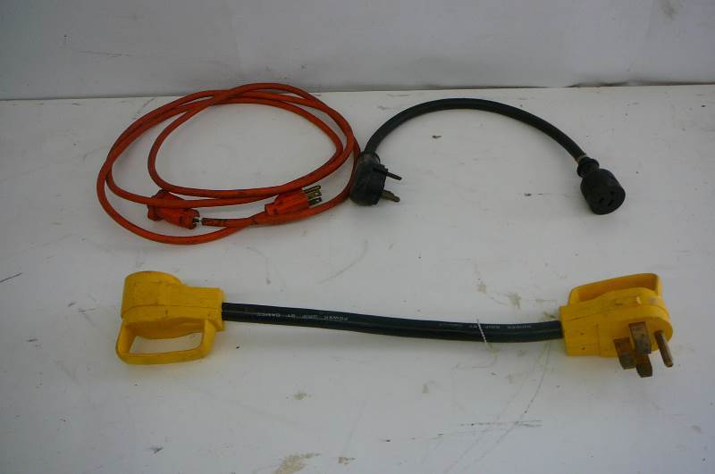 RV Plug 30 Amp Yellow, RV Plug, Cord