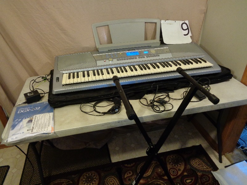 Yamaha Keyboard, Stand, Case and More