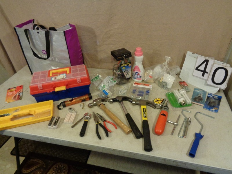 Assorted Tools and Hardware