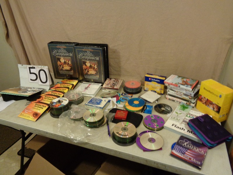 Lot of Assorted CDs, DVDS, and More