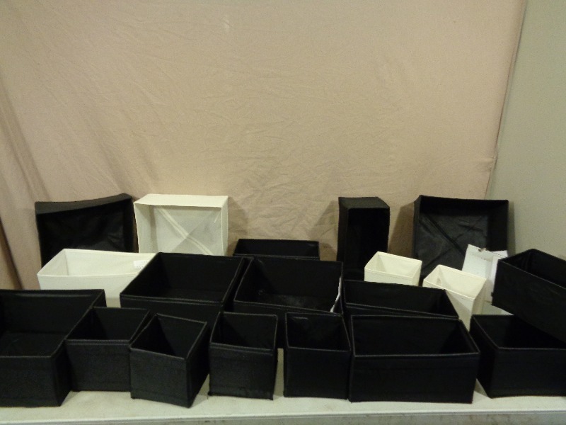 19 Assorted Collapsible Organizers