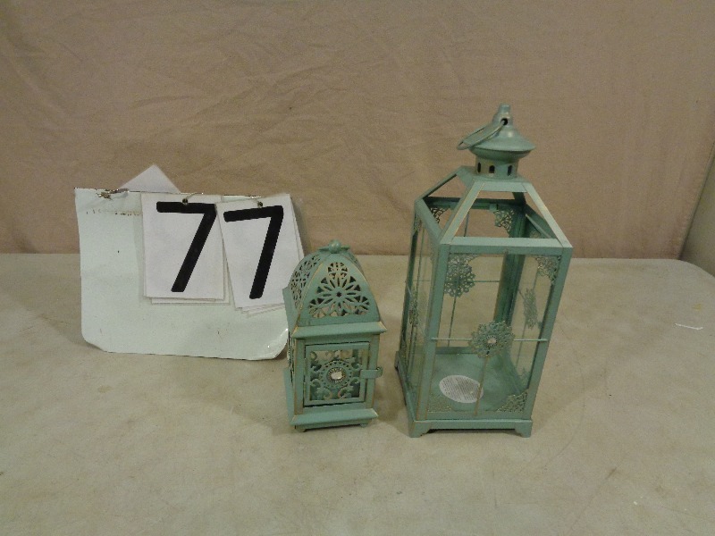 2 Metal Lanterns