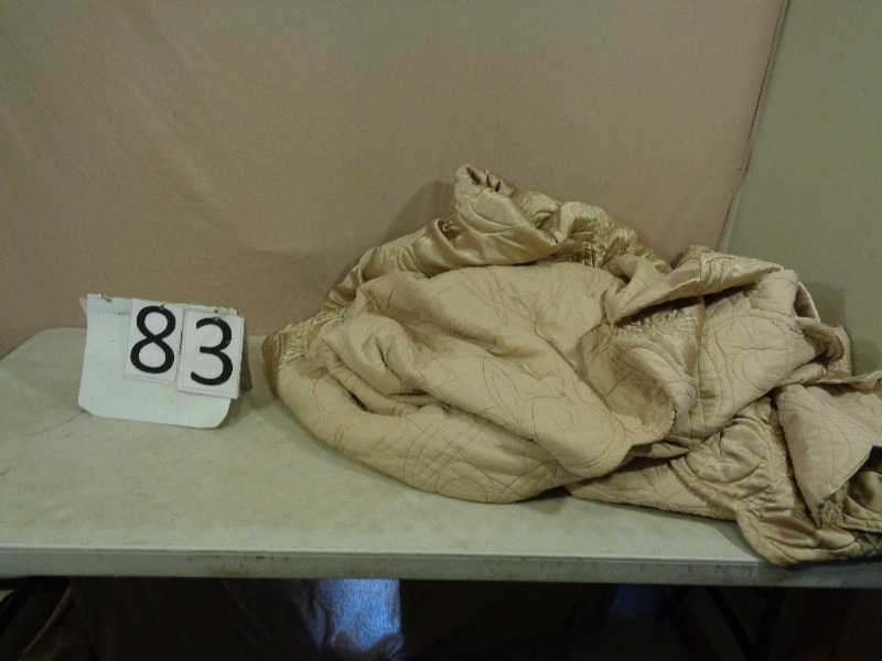 King  Queen Gold Bedspread