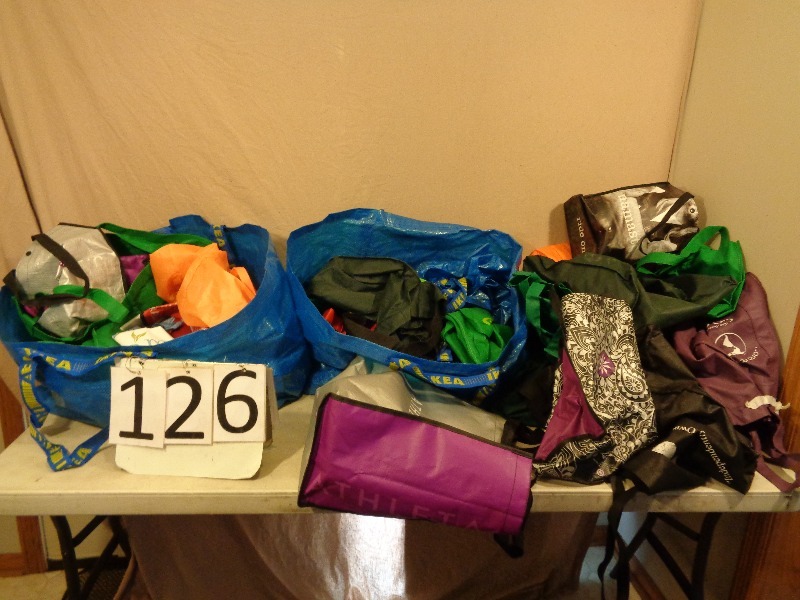 Huge Assortment of Reusable Shopping Bags