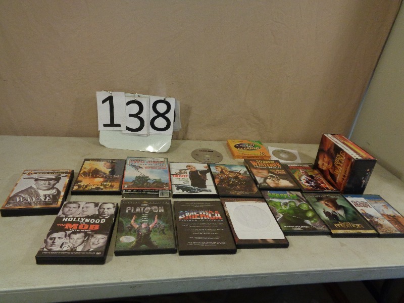 Lot of Assorted Dvds and More.