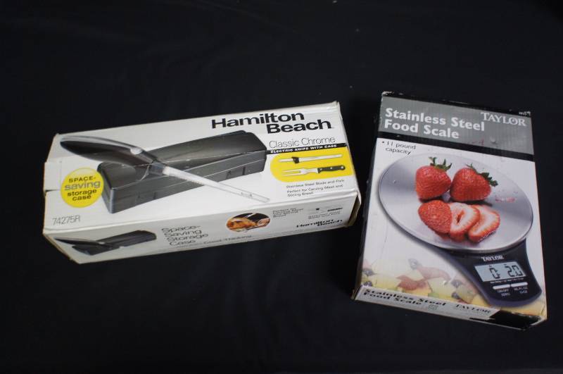 Hamilton Beach Electric Knife & Food Scale