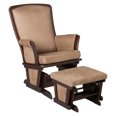 Delta Upholstered Glider & Ottoman
