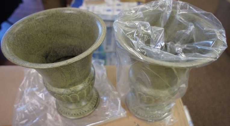 Metal Urn Planters