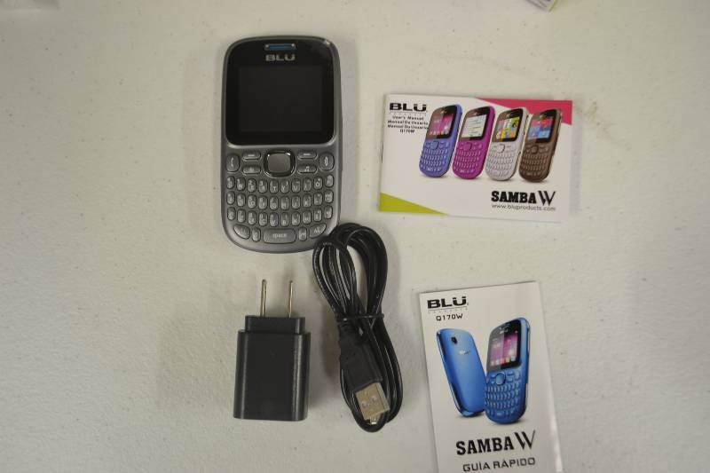 New BLU Samba W Unlocked Dual SIM Cellphone in Gray