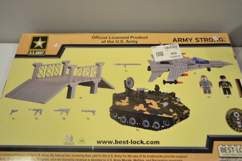 New Best Lock 600pc US Army Squadron Building Set