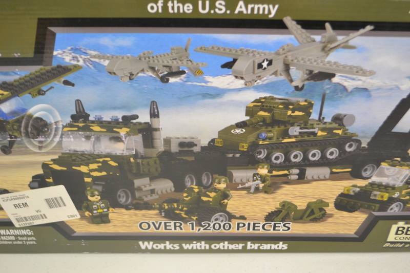 New Best Lock 1200pc US Army Squadron Building Set