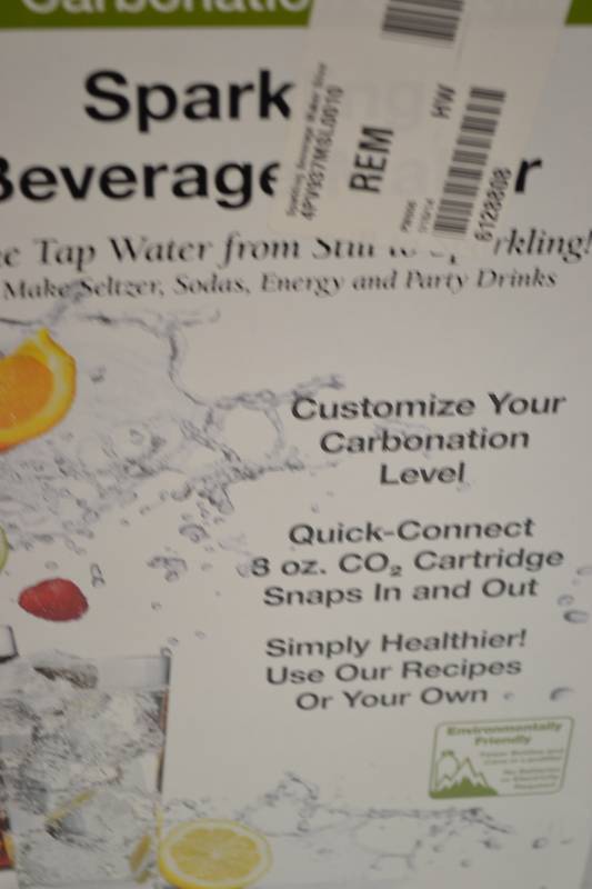 New Cuisinart Sparkling Beverage Maker