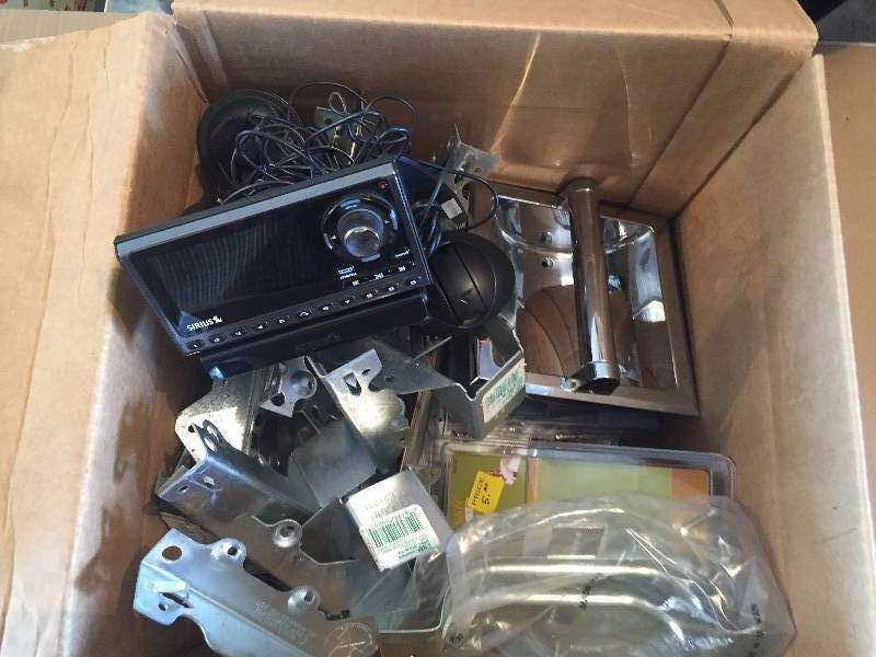 BOX OF MISCELLANEOUS- SIRIUS RADIO