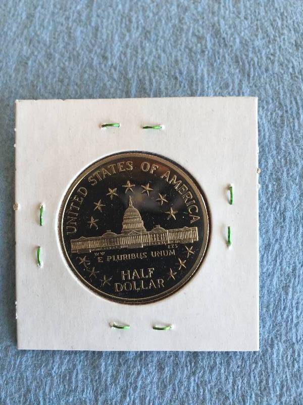 1989-D CONGRESS BICENTENNIAL CLAD HALF DOLLAR