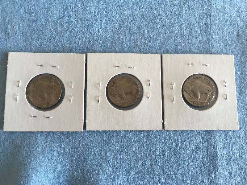 1936 P,D,S BUFFALO CENTS