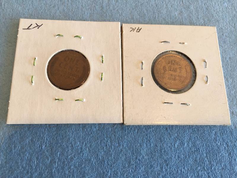 1921 P,S WHEAT CENTS