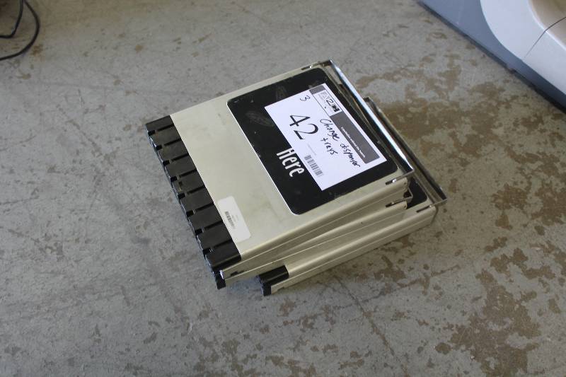 lot 42 image: Lot of (3) Change Dispenser Trays wMultiple Slots.