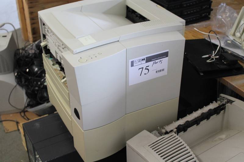 lot 75 image: Hewlett Packard Laser Printer Not OperationalFor Parts.