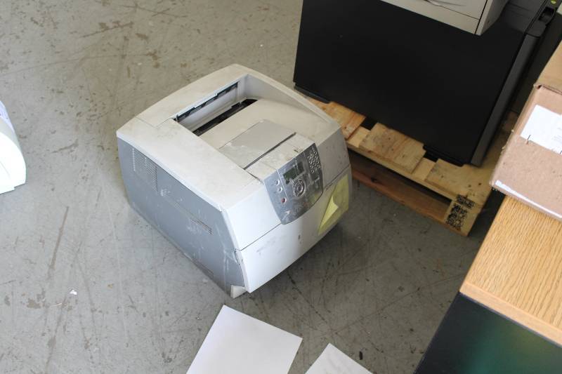 lot 59 image: Lot of (2) Including Lexmark T632 Printer Miscellaneous Printer Un tested.