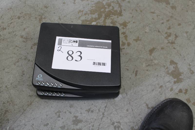 lot 83 image: Lot of (2) Including Efficient Networks Speed Stream DSL Modem.