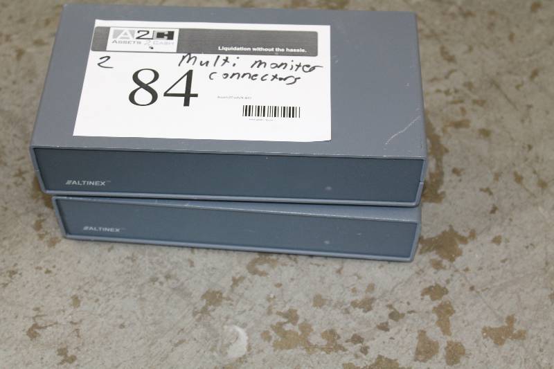 lot 84 image: Lot of (2) Altinex Multi-Monitor Connectors DA1506RT.