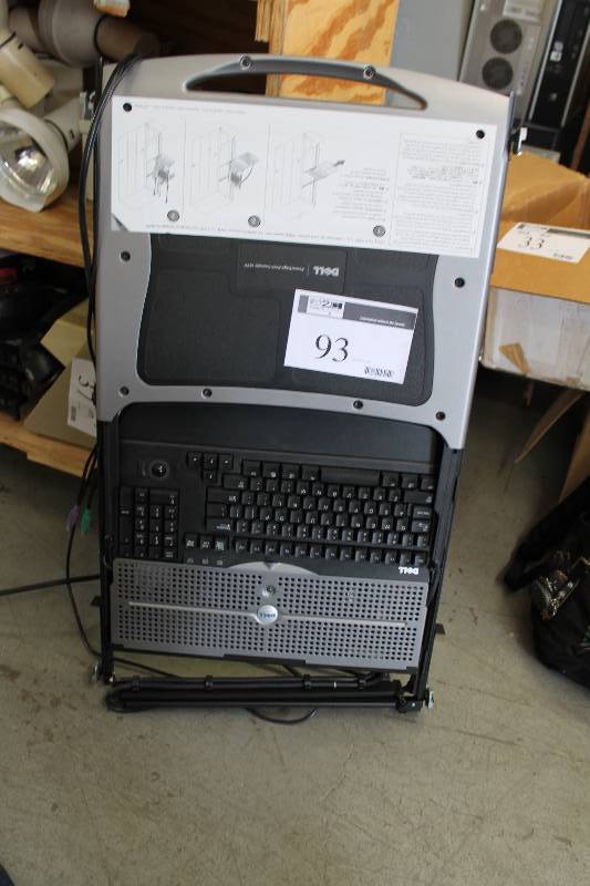 lot 93 image: Dell Computer Keybaord wSlide Out Tray.