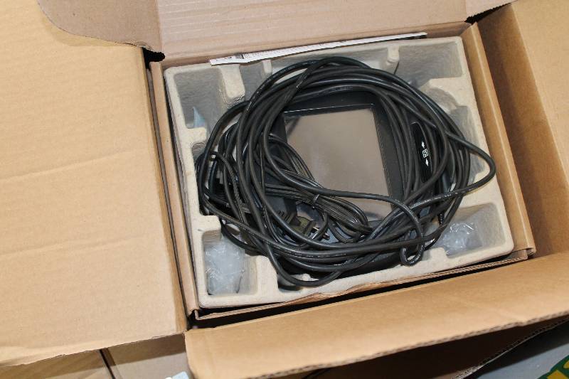 lot 10 image: Hypercom Optimum L4100 Credit Card Terminal wDigital Display Original Packaging With Cords.
