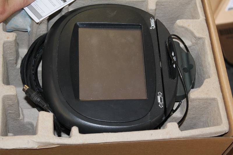 lot 14 image: Hypercom Optimum L5300 Credit Card Terminal wDigital Display Original Packaging With Cords.