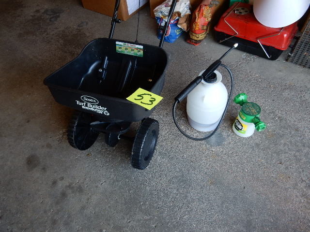 lot 53 image: Fertilizer Spreader, 2 Sprayers