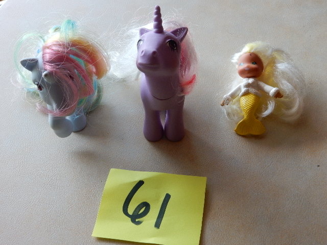 lot 61 image: HASBRO Unicorns, Mermaid.. Look Closely