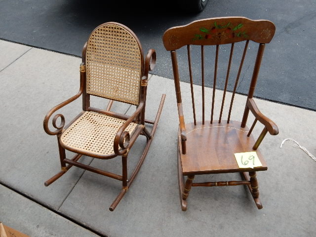 lot 69 image: 2, Childs version Rockers