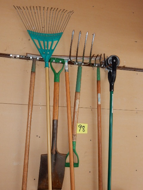 lot 98 image: Misc. Garden tools  as shown