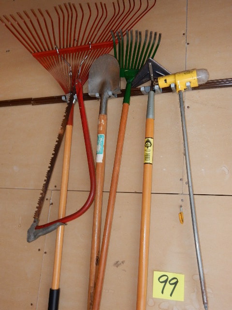 lot 99 image: Misc. Garden tools  as shown