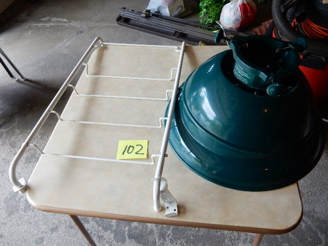 lot 102 image: Large Christmas Tree Stand.. Towel Rack