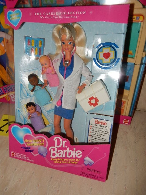 lot 29H image: Career Collection Barbies, New in Boxes